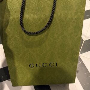 Gucci Olive Green Textured Bag
